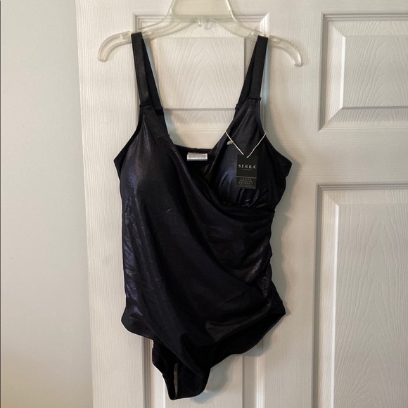 Serra Other - Serra Shimmering Black Ladies Swimsuit size L brand new